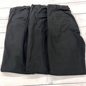David Oliver Bundle Of 3 Black HUSKY Pants